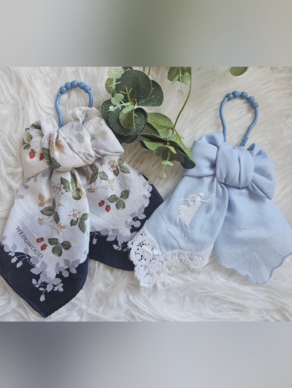 WEDGWOOD Vintage Scarf/Hanky Charm: PICK 1